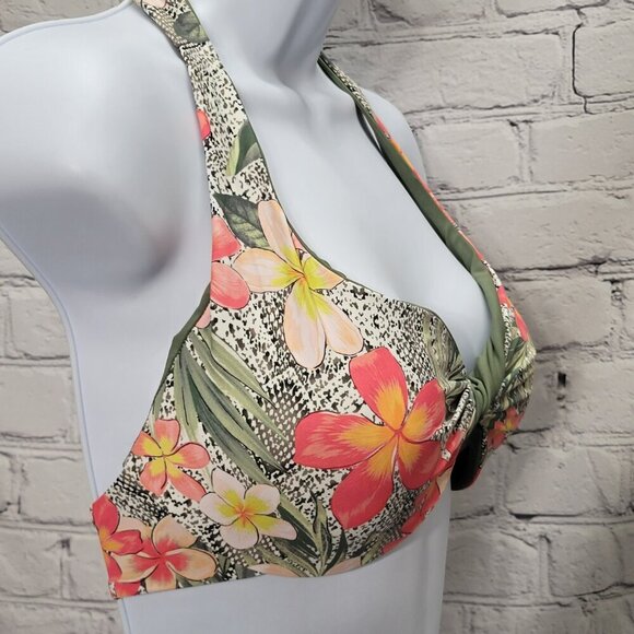 Coco Reef Women's Verso Reversible Bra-Sized Twist-Front Bikini - Picture 4 of 10